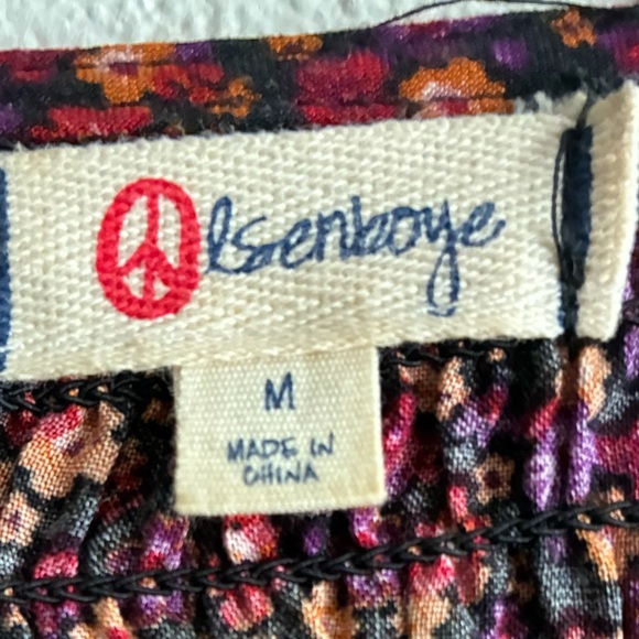 Olsenboye Women's Multicolor Floral Maxi Dress M - Picture 13 of 15